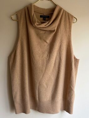Banana Republic Valli Cashmere Cowl-Neck Top, XXL